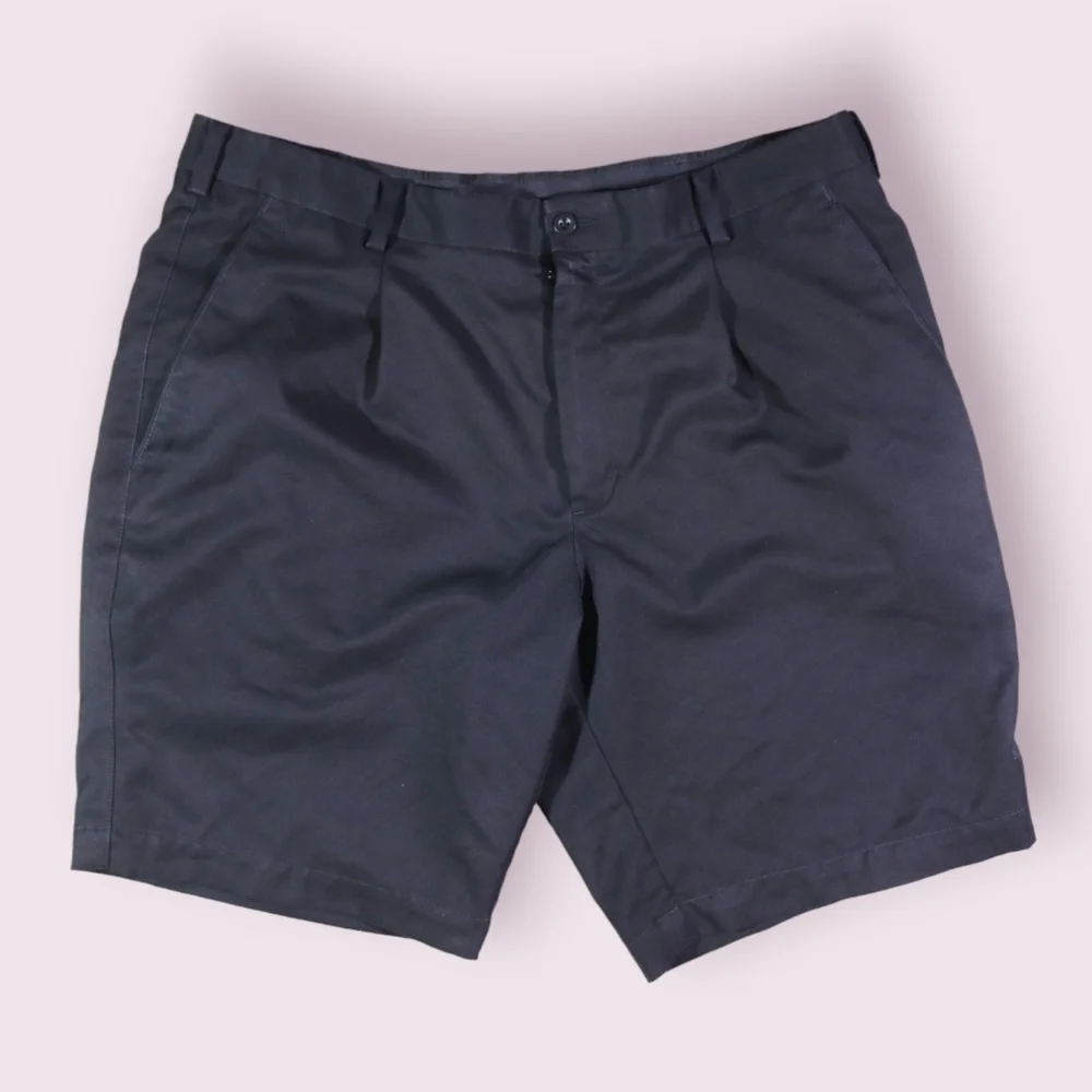 Nike Golf Shorts Mens 38 Black Chino Khaki Outdoors Swoosh Dri - Fit Men